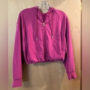 Athleta Cropped zip up jacket